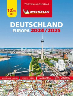 Cover Michelin Straßenatlas Deutschland & Europa 2024/2025