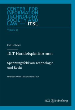 DLT-Handelsplattformen (eBook, PDF) - Weber, Rolf H.