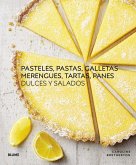 Pasteles, pastas, galletas, merengues, tartas, panes