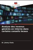 Analyse des revenus générés en interne dans certains conseils locaux