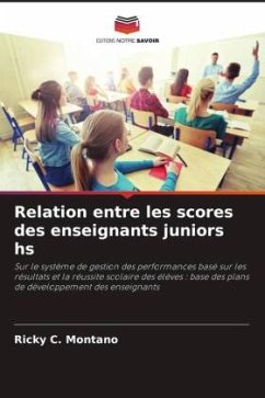 Relation entre les scores des enseignants juniors hs - C. Montano, Ricky