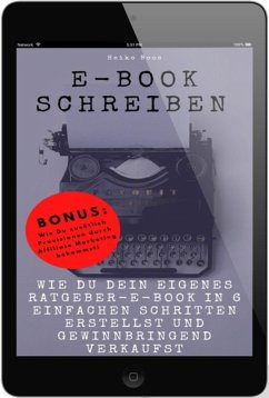 E-Book schreiben (eBook, ePUB) - Boos, Heiko