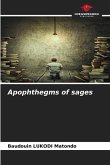 Apophthegms of sages