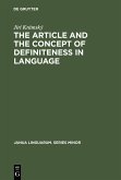 The Article and the Concept of Definiteness in Language (eBook, PDF)