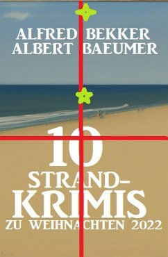 Cover 10 Strandkrimis zu Weihnachten 2022 (eBook, ePUB)