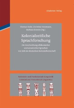 Cover Kolonialzeitliche Sprachforschung (eBook, PDF)