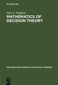 Mathematics of Decision Theory (eBook, PDF) - Fishburn, Peter C.