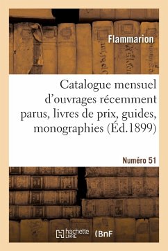 Cover Catalogue mensuel d'uvrages récemment parus. Numéro 51