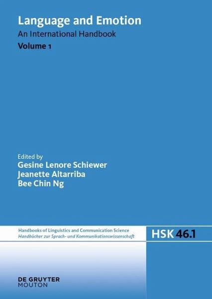 Language and Emotion. Volume 1 (eBook, PDF) Language and Emotion. Volume 1 (eBook, PDF)