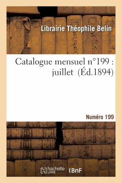 Cover Catalogue mensuel. Numéro 199