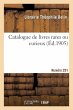 Catalogue de livres rares ou curieux.... - Bild 1