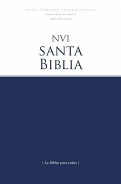 Nvi, Santa Biblia, Edición Económica, Revisión 2022, Tapa Rústica - Nueva Versión Internacional; Vida