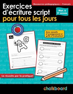 Exercices d'écriture script pour tous les jours mat. à 2e année - Turnbull, Demetra