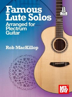 Famous Lute Solos Arranged for Plectrum Guitar - Mackillop, Rob