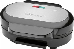 Clatronic HBM 3696 schwarz-inox 2-fach Hamburger-Maker