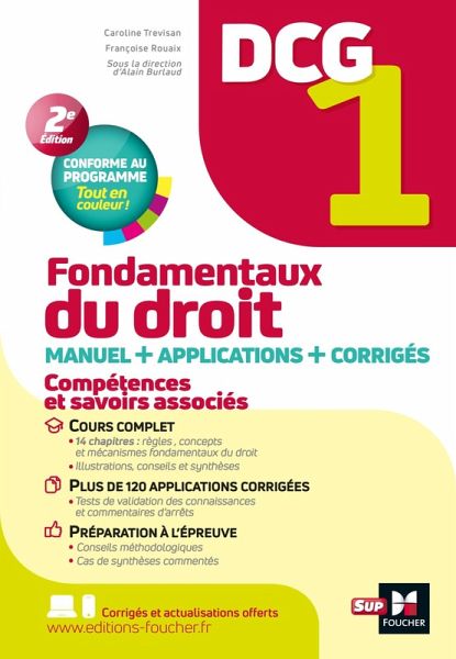 DCG 1 - Fondamentaux du droit - Manuel et applications (eBook, ePUB) DCG 1 - Fondamentaux du droit - Manuel et applications (eBook, ePUB)