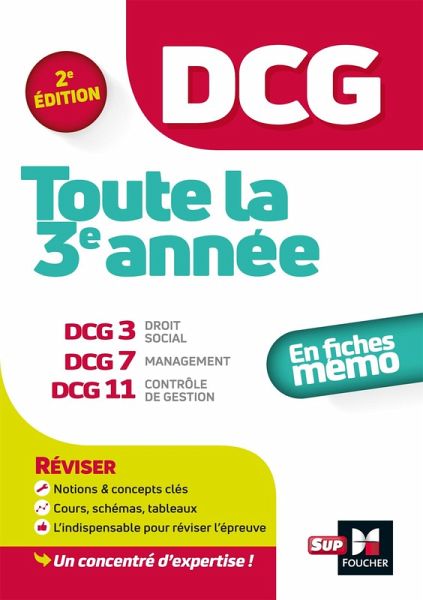 DCG : Toute la 3e année du DCG 3, 7, 11 en fiches - Révision (eBook, ePUB) DCG : Toute la 3e année du DCG 3, 7, 11 en fiches - Révision (eBook, ePUB)