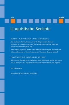 Linguistische Berichte Heft 272 (eBook, PDF)