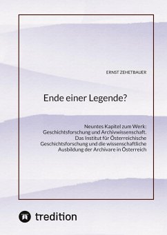 Ende einer Legende? - Zehetbauer, Ernst