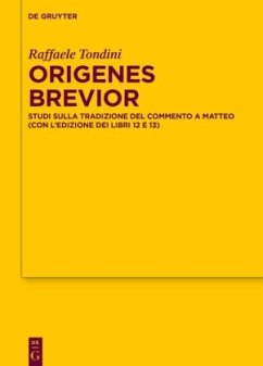 Origenes brevior - Tondini, Raffaele