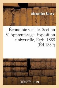 Économie sociale. Section IV. Apprentissage - Bouvy, Alexandre