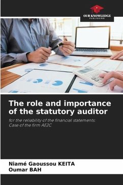 The role and importance of the statutory auditor - Gaoussou KEITA, Niamé;Bah, Oumar