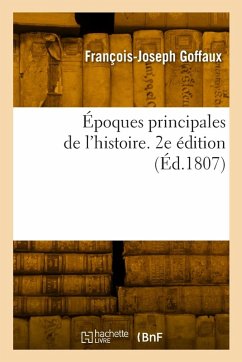 Cover Époques principales de l'histoire. 2e édition