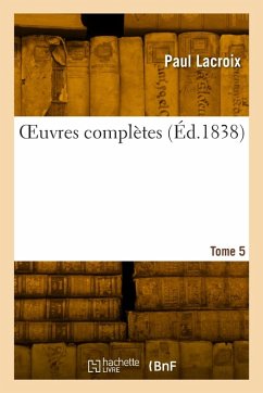 Cover OEuvres complètes. Tome 5