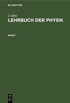Cover J. Götz: Lehrbuch der Physik. Band 1
