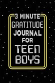 3 Minute Gratitude Journal for Teen Boys