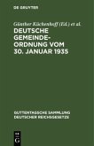 Deutsche Gemeindeordnung vom 30. Januar 1935