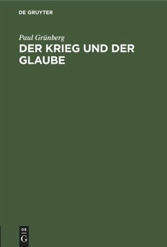 Cover Der Krieg und der Glaube