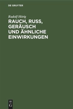 Cover Rauch, Russ, Geräusch und ähnliche Einwirkungen