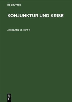 Konjunktur und Krise. Jahrgang 12, Heft 4