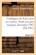 Catalogues de livres rares ou curieux.... - Bild 1