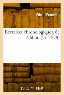 Cover Exercices chronologiques. 6e édition