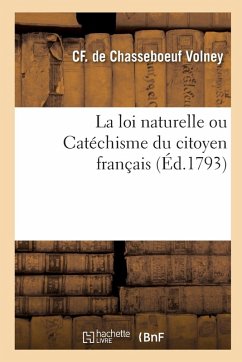Cover La loi naturelle ou Catéchisme du citoyen français