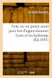 Note sur un projet ayant pour but... - Bild 1