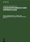 Kriminalroman ¿ Zwangs- und Fürsorgeerziehung. Gesamt-Sachregister für Bd. 1 u. 2