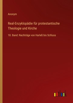 Cover Real-Enzyklopädie für protestantische Theologie und Kirche