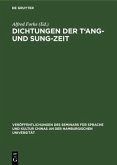 Dichtungen der T¿ang- und Sung-Zeit