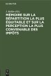 Mémoire sur la répartition la plus... - Bild 1