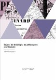 Études de théologie, de philosophie et d'histoire