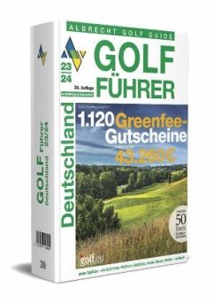 Cover Albrecht Golf Führer Deutschland 23/24 inklusive Gutscheinbuch