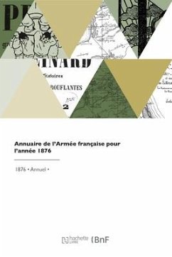 Annuaire de l'Armée française pour l'année 1876 - Ministère de la Guerre