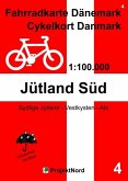 4 Fahrradkarte Dänemark / Cykelkort Danmark 1:100.000 - Jütland Süd