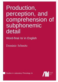 Production, perception, and comprehension of subphonemic detail