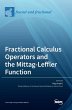 Fractional Calculus Operators and the... - Bild 1