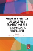 Korean as a Heritage Language from Transnational and Translanguaging Perspectives (eBook, ePUB)