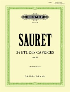 24 Etudes Caprices op. 64 for Solo Violin - Sauret, Ã?mile